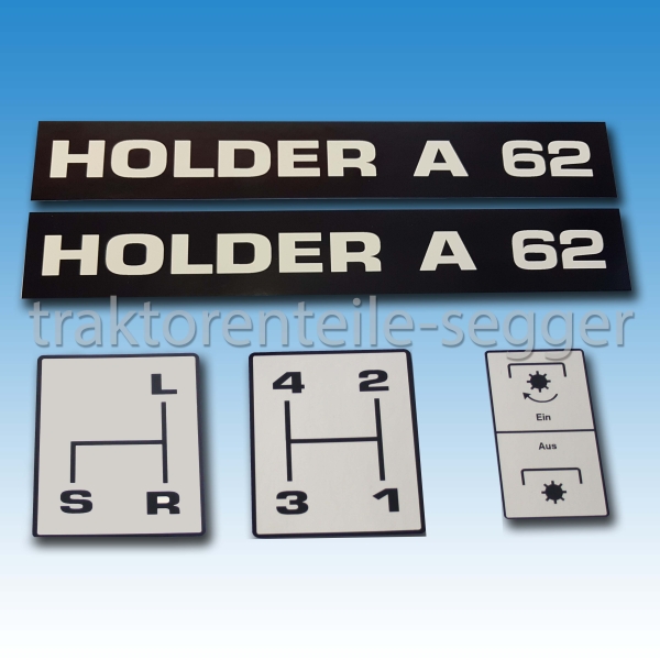 Aufkleber-Satz Holder A 62 5-teilig